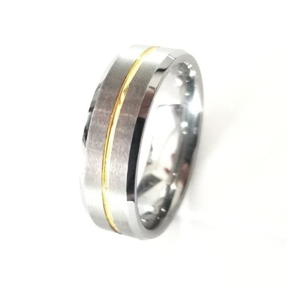 New tungsten carbide ring size 14 - Picture 2 of 3